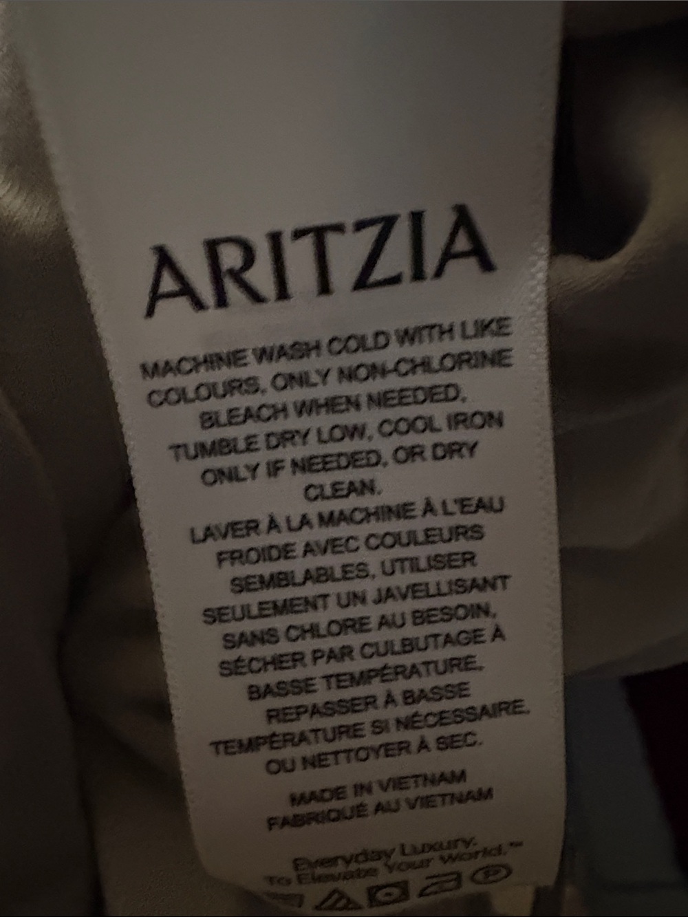 Aritzia Halter Tank Top in Light Taupe - Picture 5 of 5